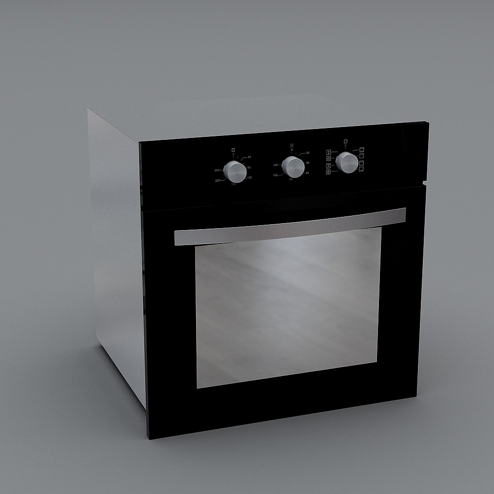 优格-烤箱高配版3D模型