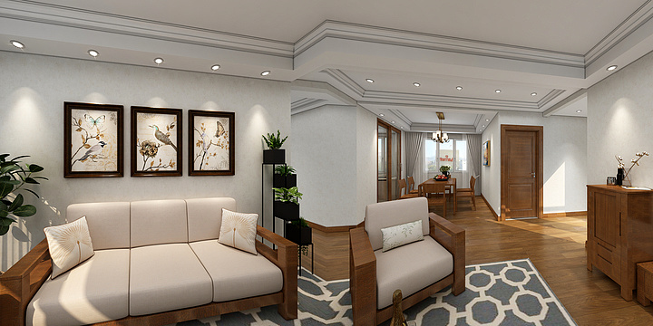 安卿设计aEpV-定西市天庆金域蓝湾-装修设计方案