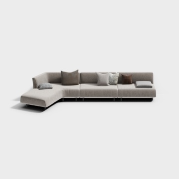 Modern Seats & Sofas,3-seater Sofas,Three-seater Sofas,Gray