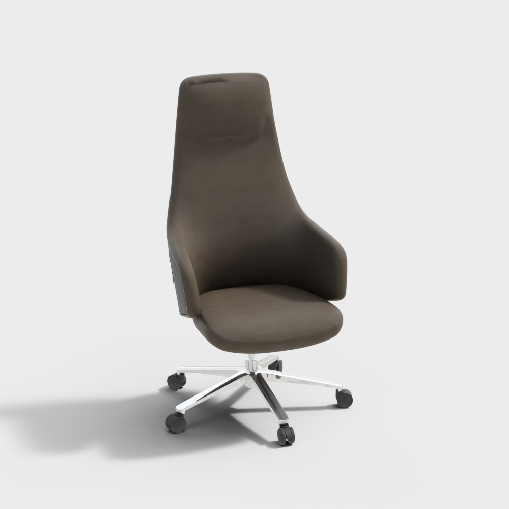  精一家具 CH-321A  现代商务 办公皮椅3D模型