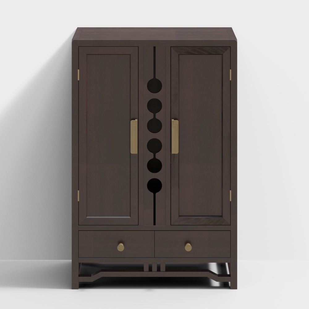 L5305 组合柜左3D模型
