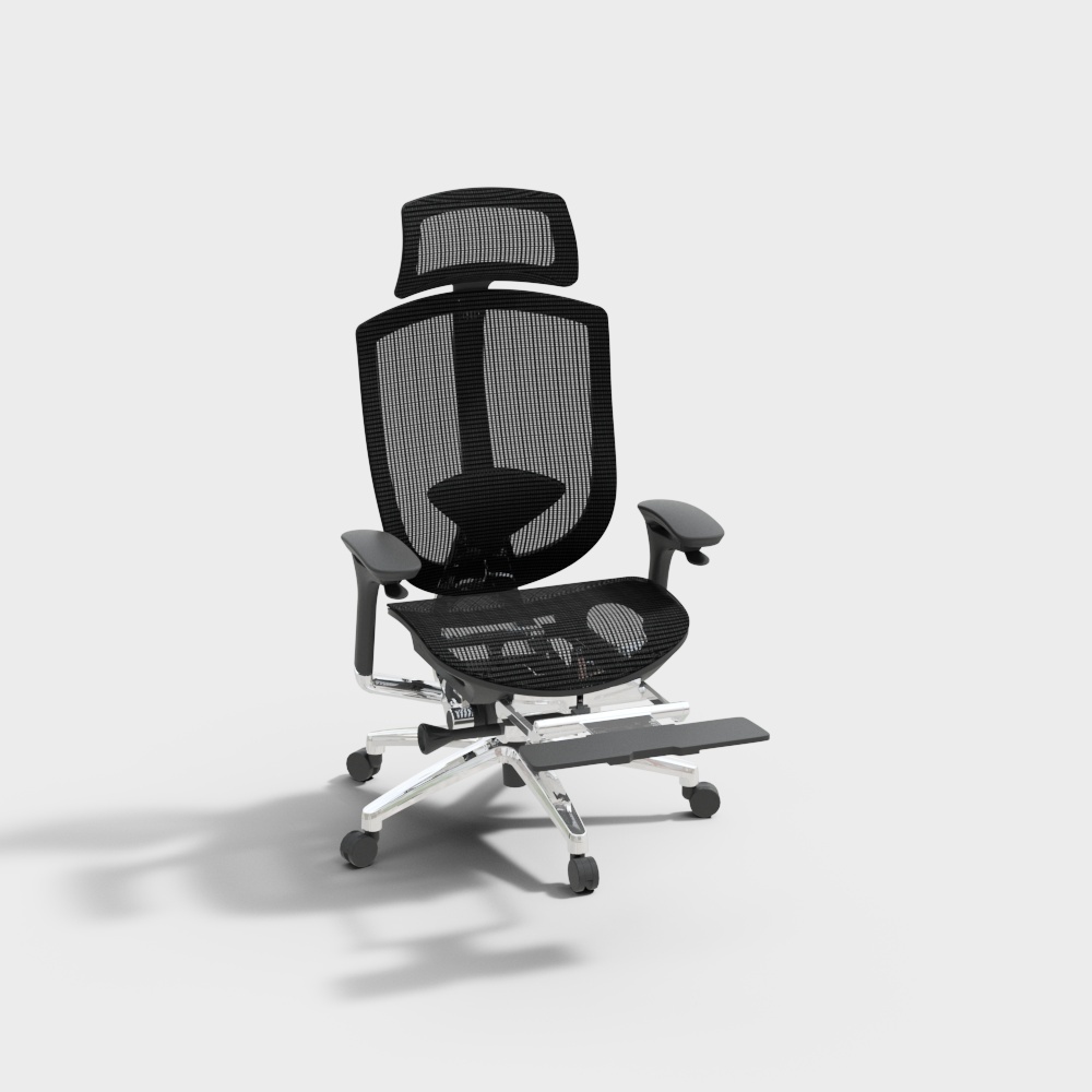精一家具 CH-280A-KT 现代人体工学 办公椅