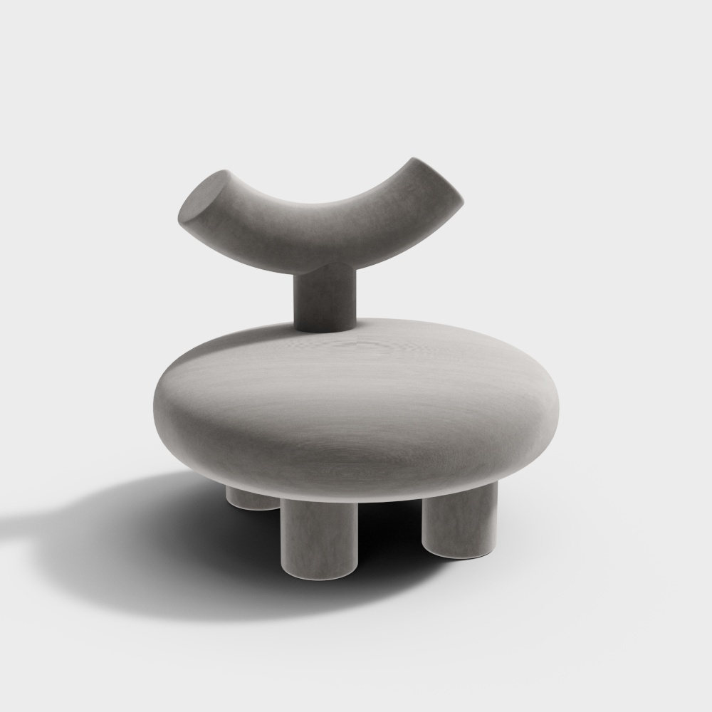 MasaSanty/玛萨圣帝-现代客厅-单人沙发【中兴一号】3D模型