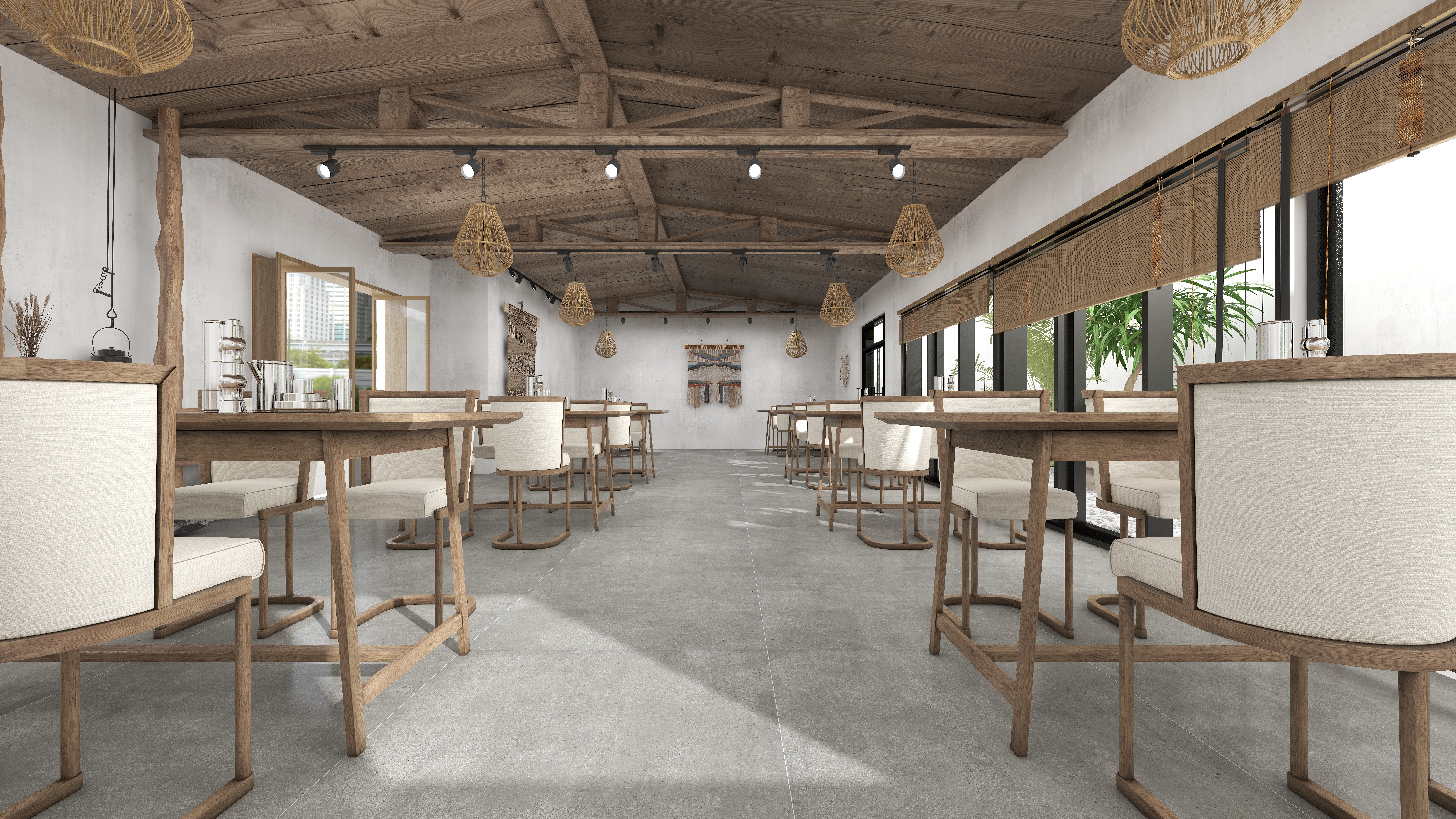 DnHIOVO-极简咖啡厅192m²装修效果图