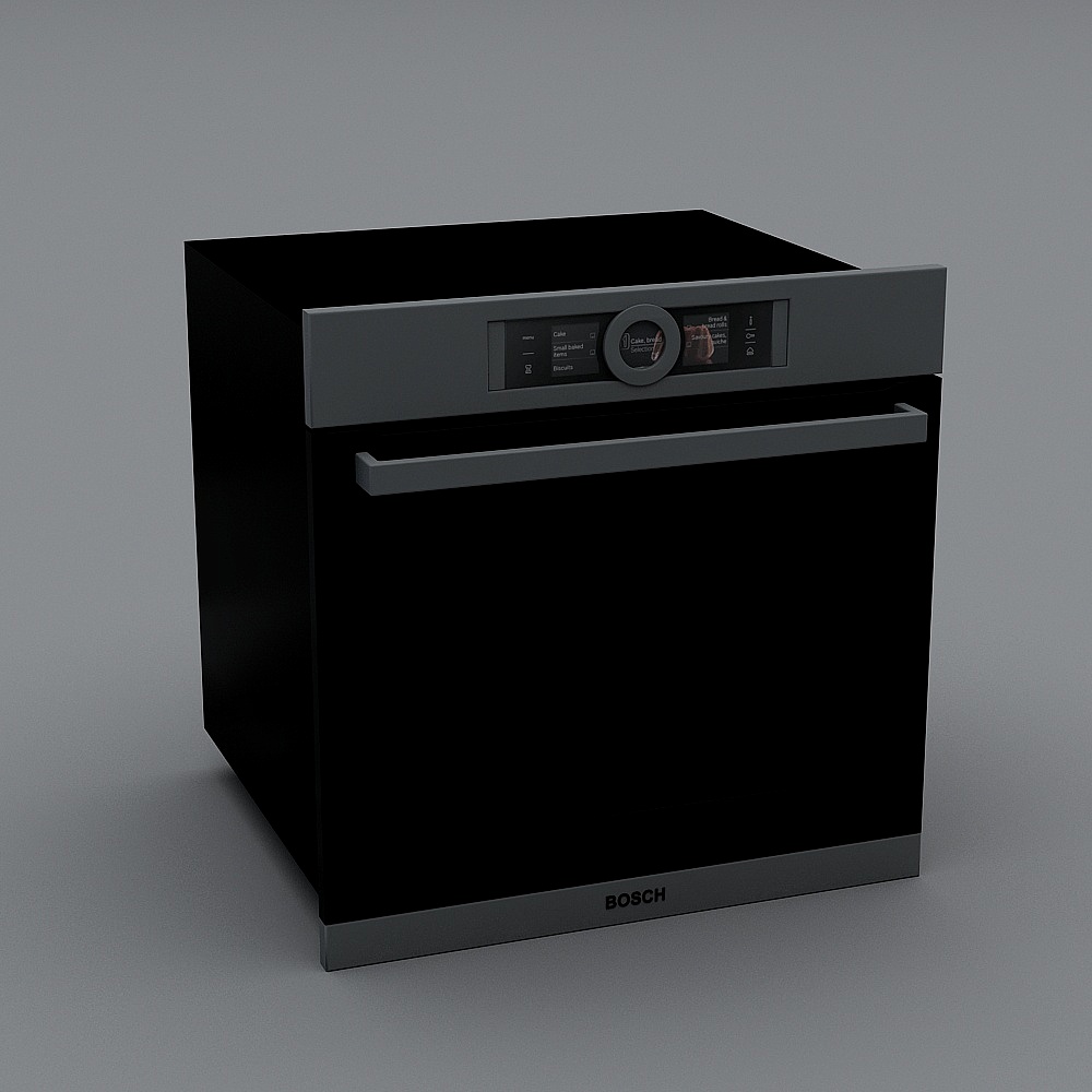 博世烤箱3D模型