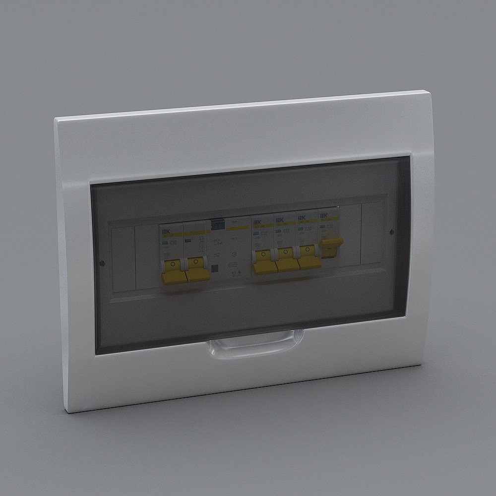 强电箱3D模型