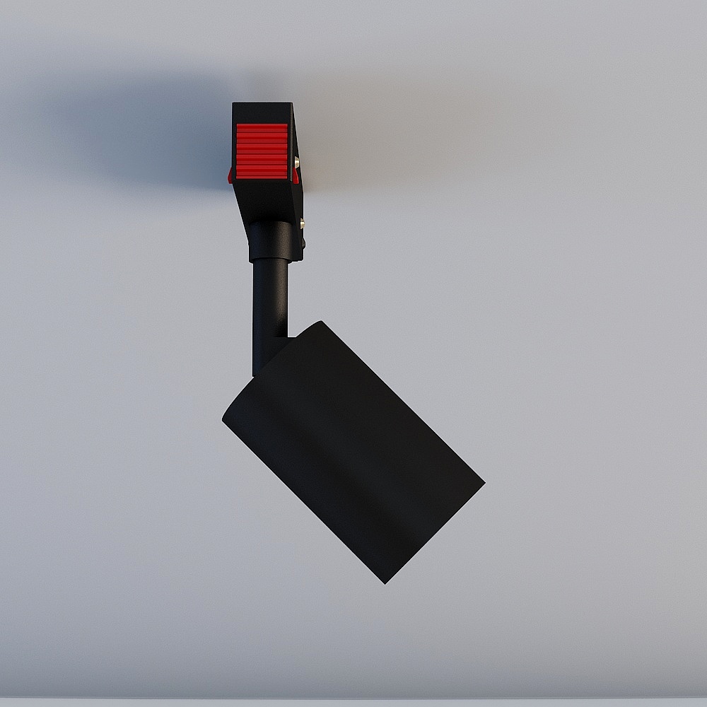 三强照明 NSL4068 磁吸轨道射灯3D模型