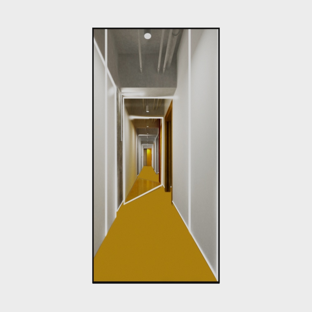 简上-北欧风-玄关装饰画-PH-002-时光回廊