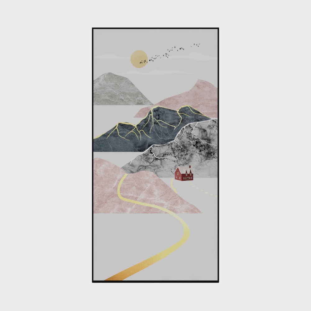 简上-北欧风-玄关装饰画-PH-004-静谧时光