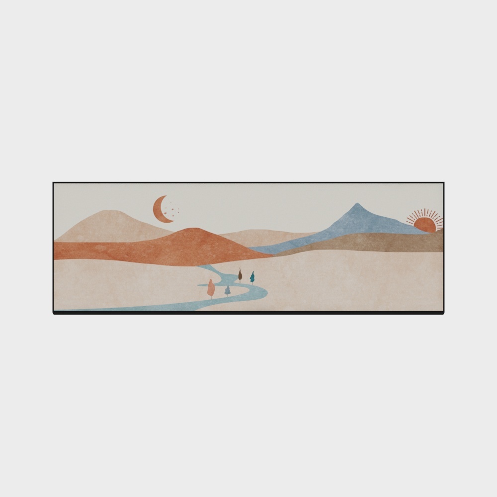简上-北欧风-卧室装饰画-PH-004-日月同辉