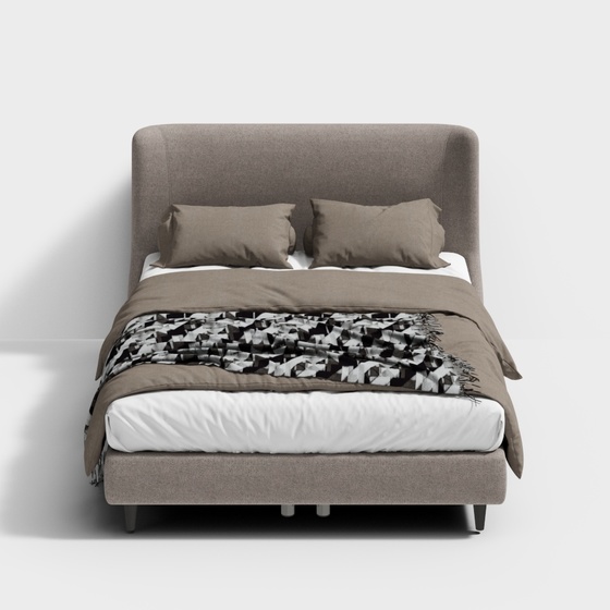 Modern Twin Beds,Twin Beds,gray