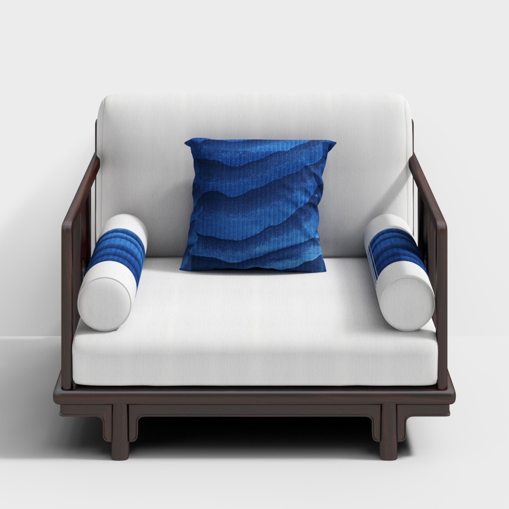 物外1号沙发单人位3D模型