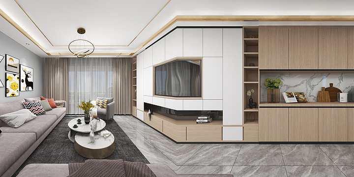 王涛18920349632-北欧轻奢风格-装修设计方案