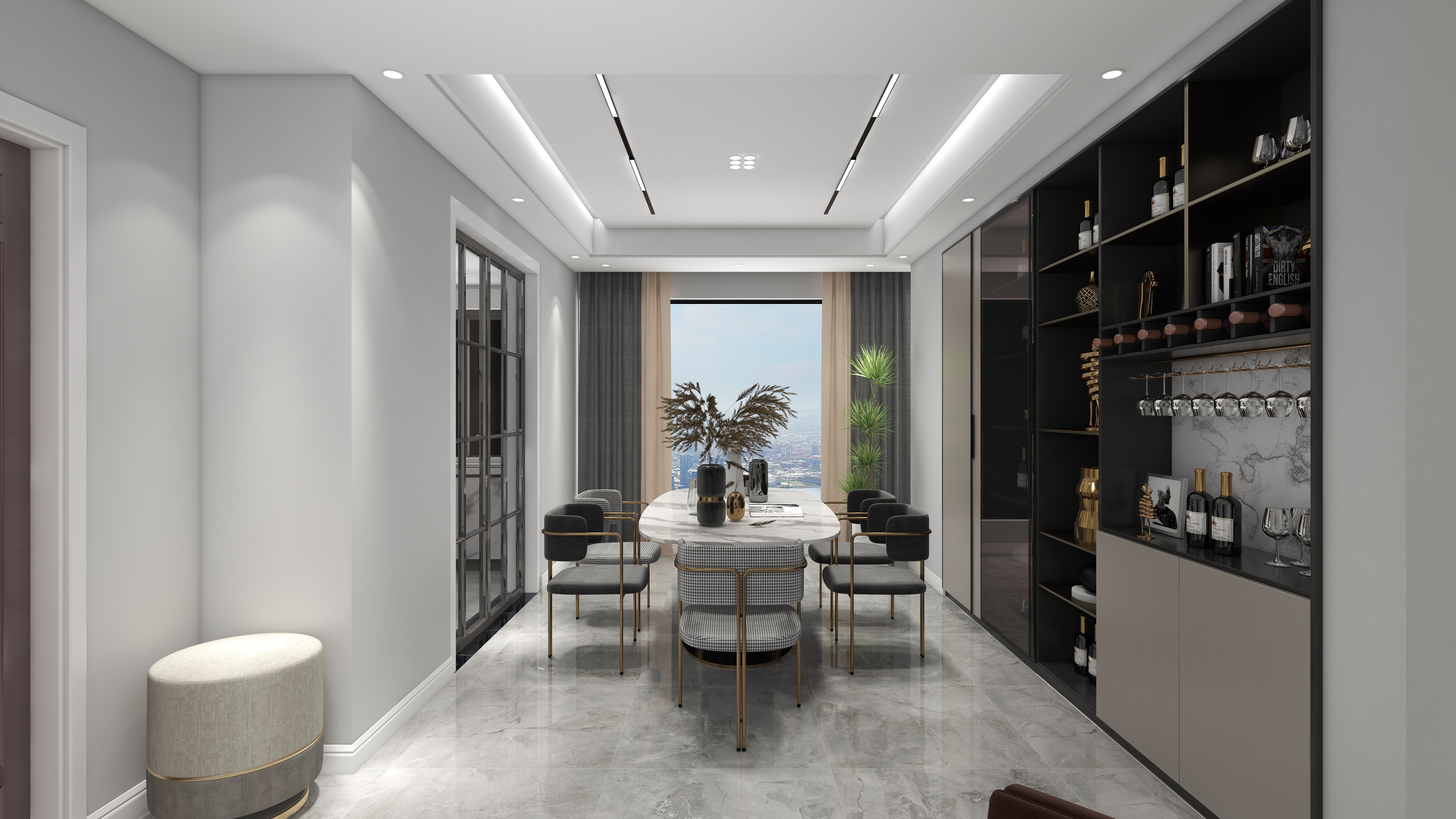 楚峰装饰juuO-现代风格160平米-装修设计方案