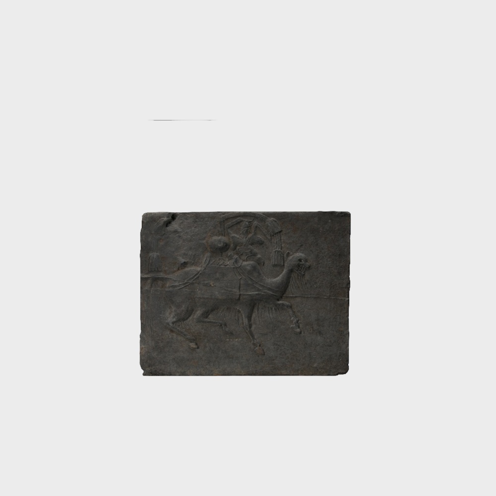 东汉骆驼载乐画像砖 Portrait Brick of a Music Man on a Camel3D模型