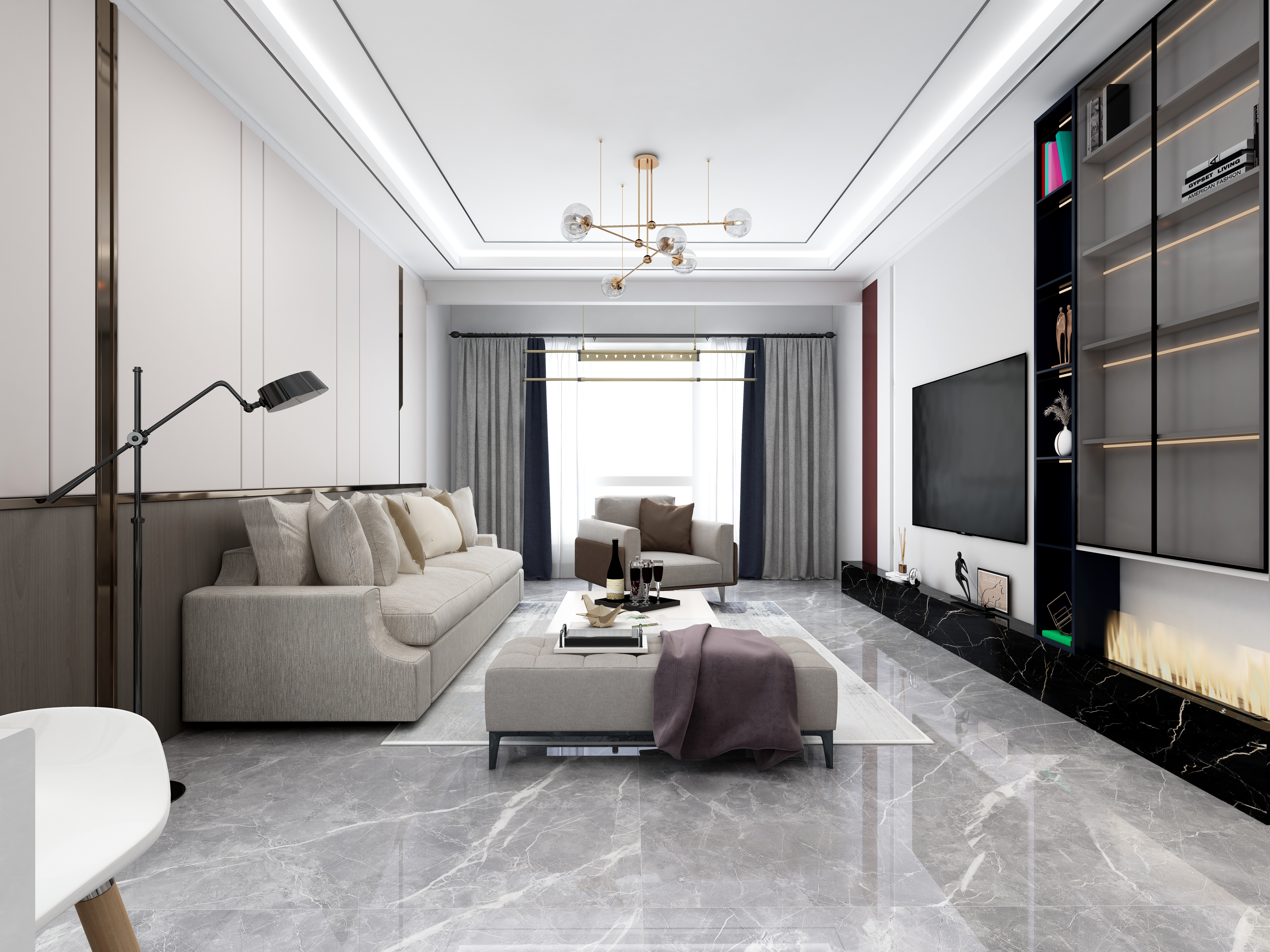 金牌设计师小郭-3室绿洲小镇6-1-904-装修设计方案