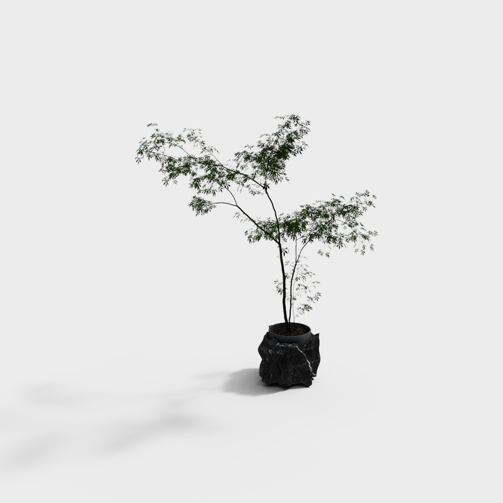 43绿植盆栽-OB