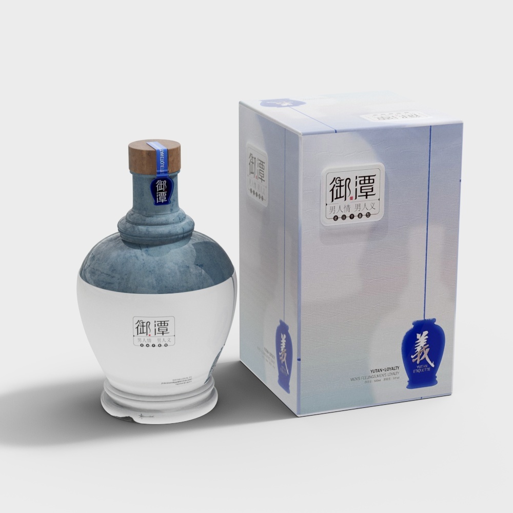  酒水饮料3D模型