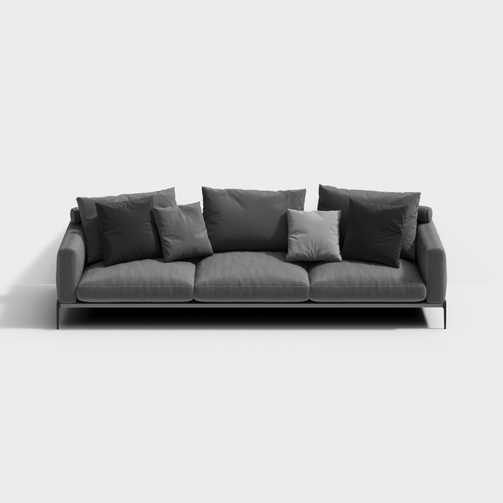 MasaSanty/玛萨圣帝-现代三人沙发【米诺斯/Minos系列 】3D模型