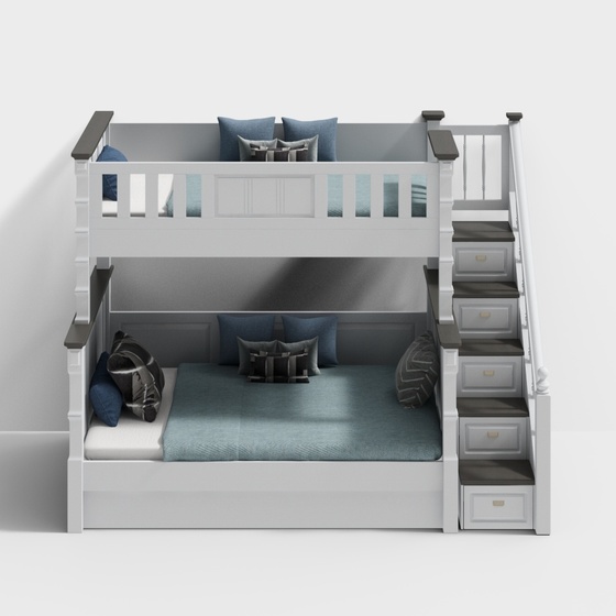 European Bunk Beds,gray