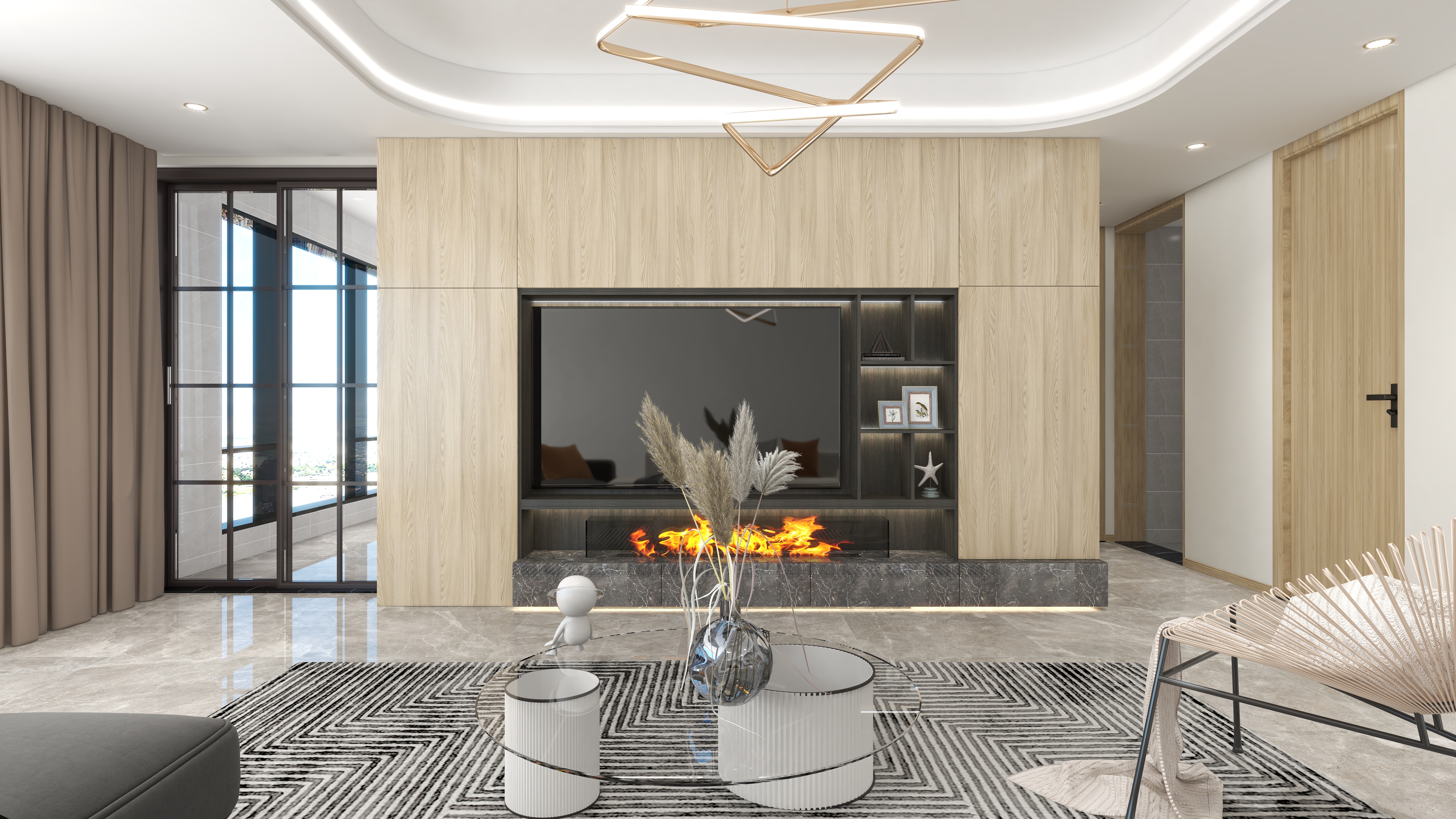 深圳泓大装饰-周总－现代轻奢-装修设计方案