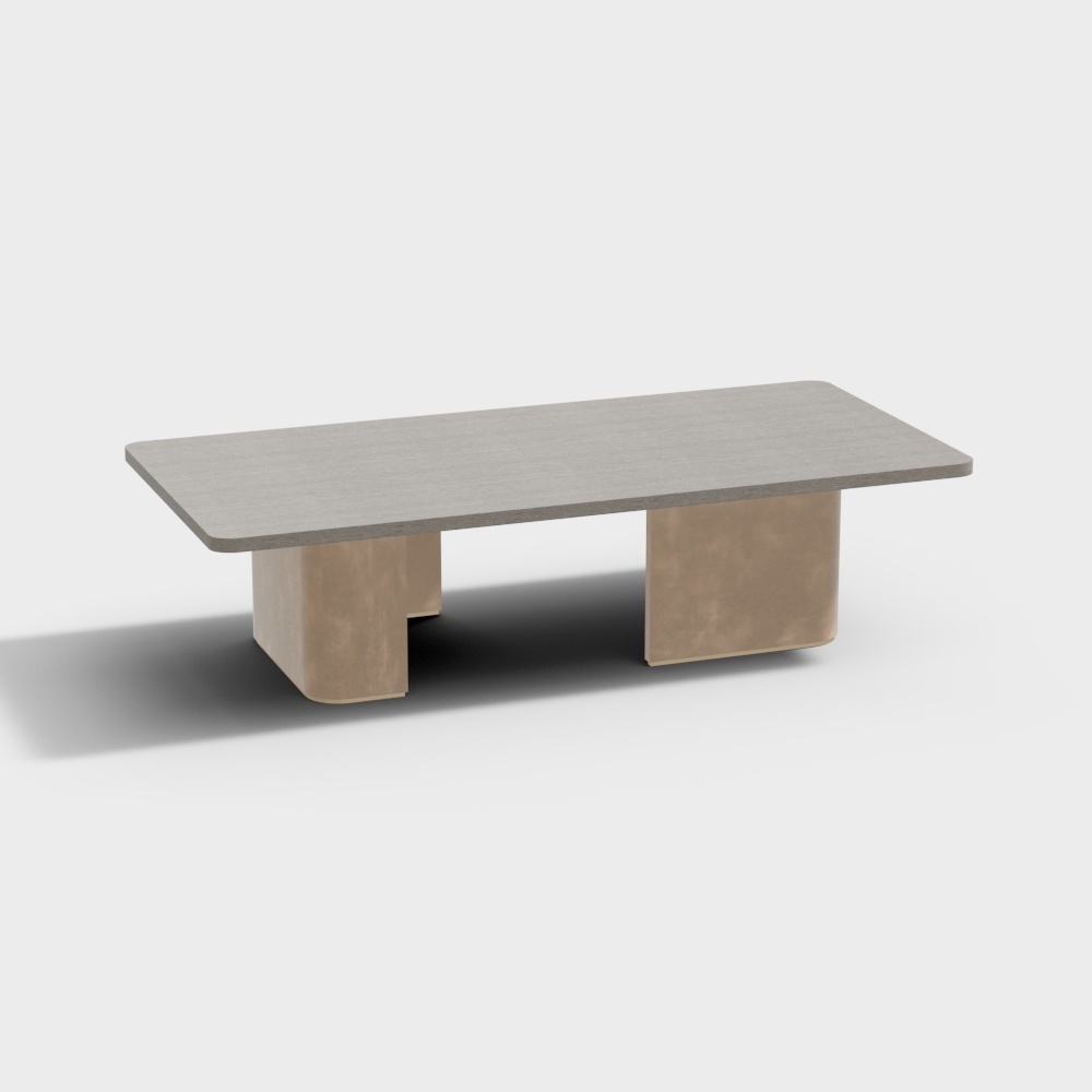 现代办公桌——cc3D模型