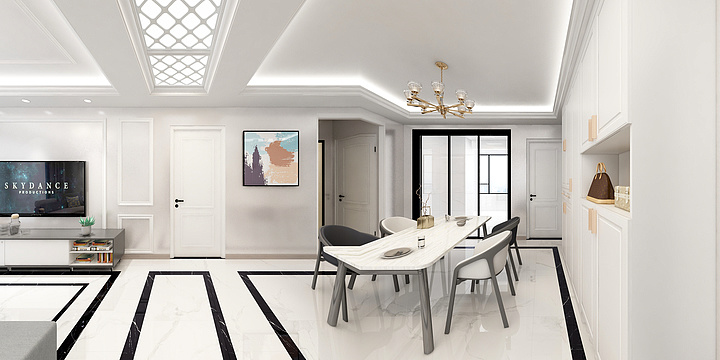 DesignerWang888-碧桂园毛坯小慧-装修设计方案