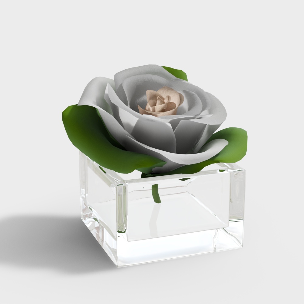 Faux Magnolias Composed Arrangement3D模型