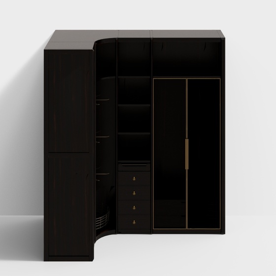 Modern Wardrobes,Black