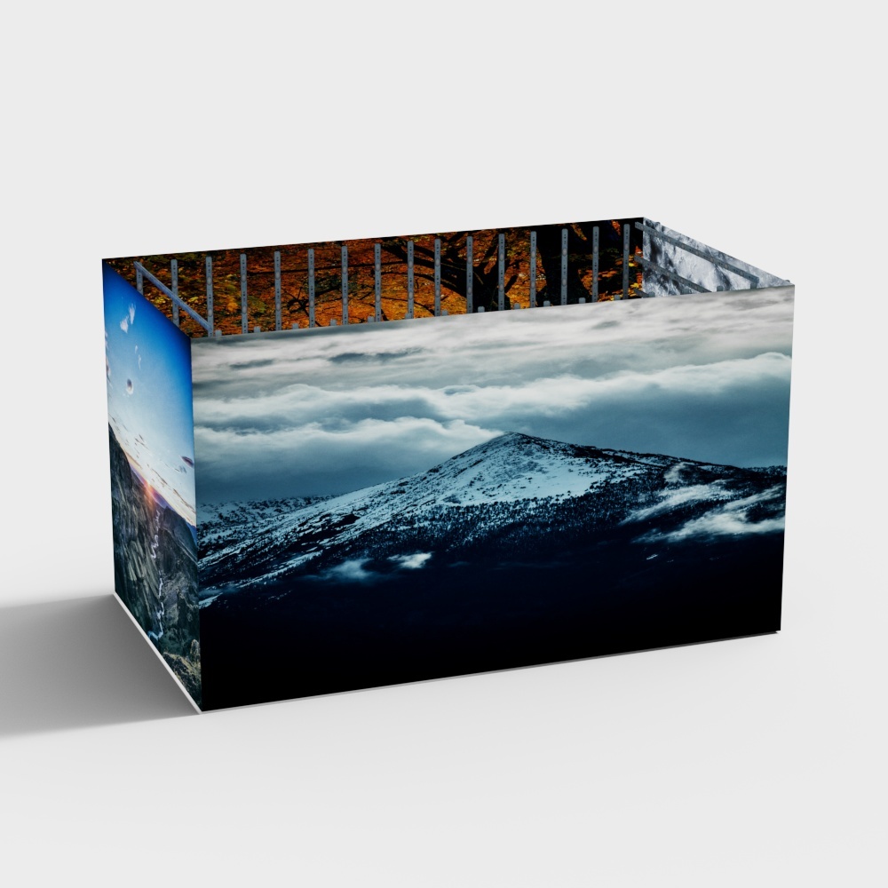 标牌港-8cm卡布包柱灯箱