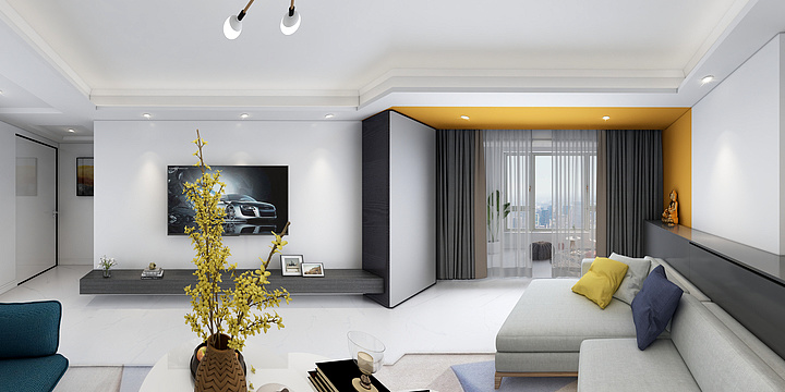 老钱懂装修-叶庄私人屋2楼效果-装修设计方案