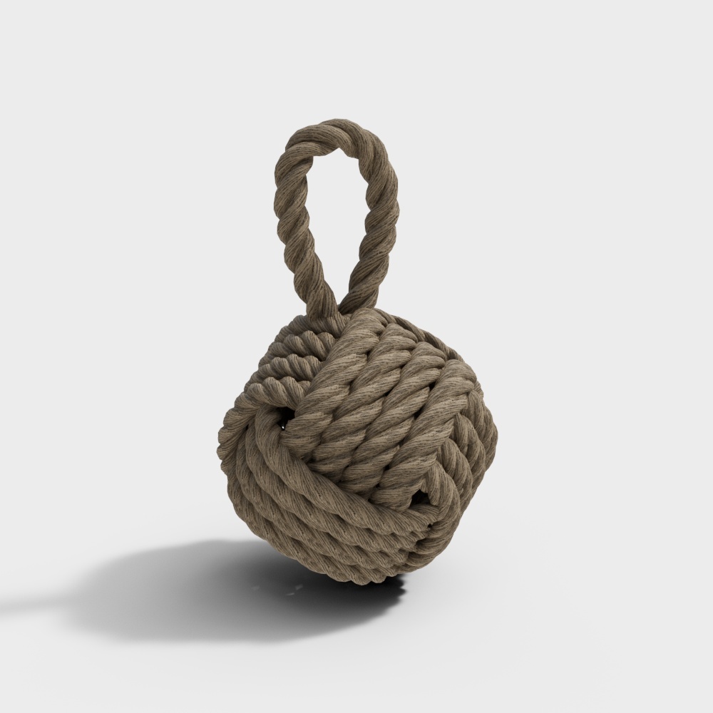 麻绳球3D模型