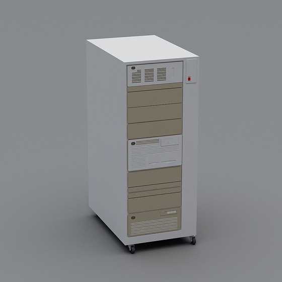 IBM PowerServer 900 3D Model in Gray