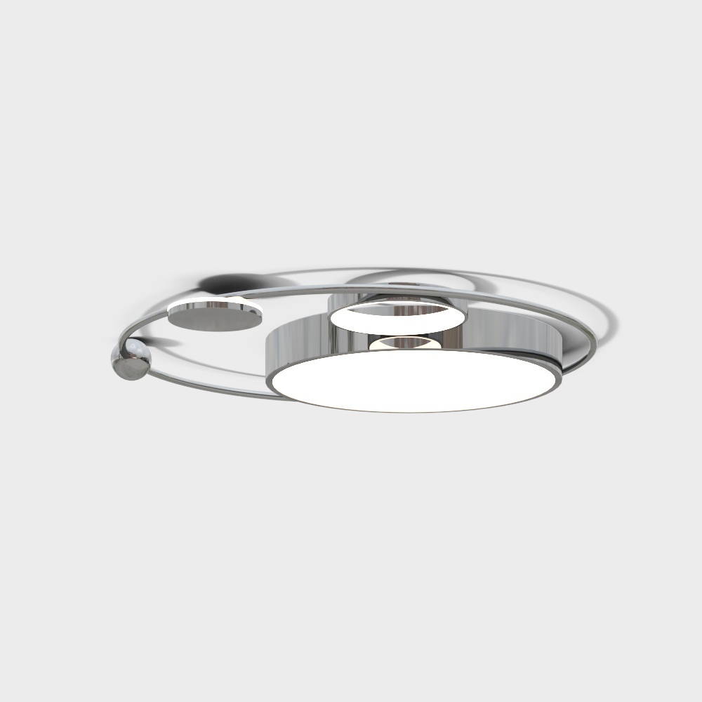 KUJIALE-现代客厅吸顶灯3D模型