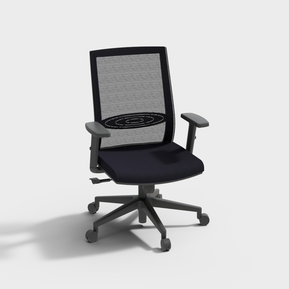精一家具 CH-179B 现代简约 办公椅3D模型