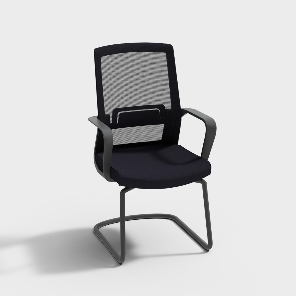 精一家具 CH-180C 现代简约 办公椅3D模型