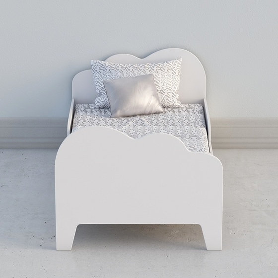 Minimalist Asian Modern Cribs,White