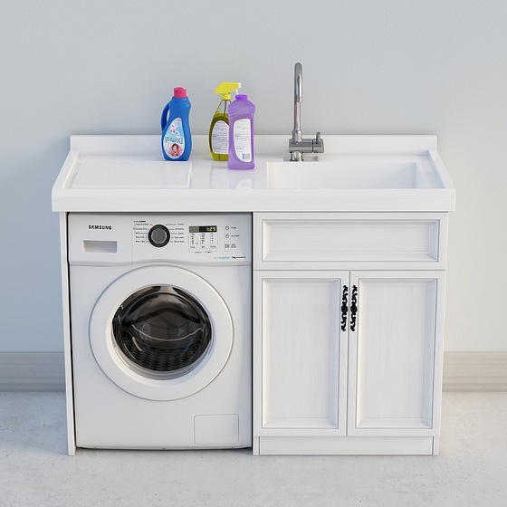 Modern Washer Cabinets,Earth color