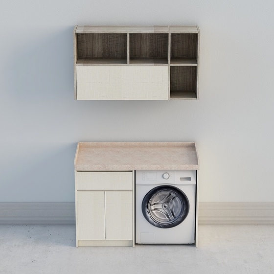 Modern Washer Cabinets,Black