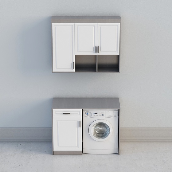 Farmhouse Washer Cabinets,Earth color