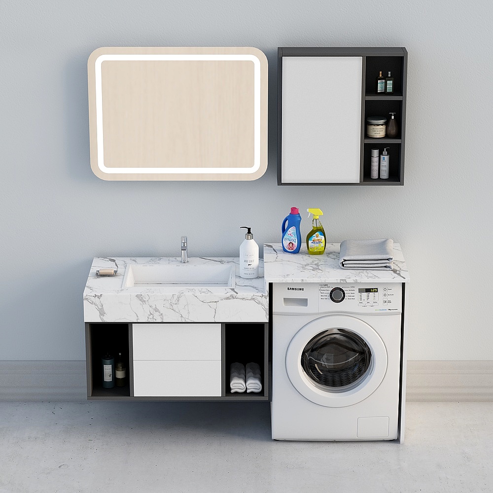 洗衣柜323D模型