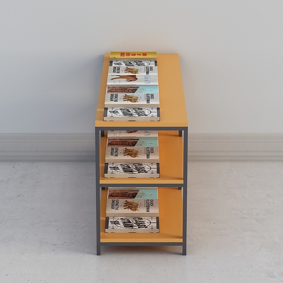 Modern Magazine Cabinet,Earth color