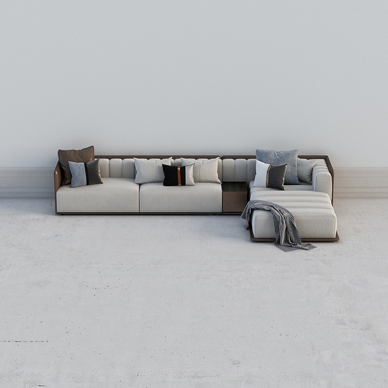 Modern Seats & Sofas,L-shaped Sofa,White