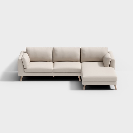 Modern L-shaped Sofa,Seats & Sofas,Beige