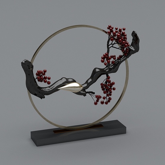 New Chinese Minimalist Decorations,Others,Table Decor,Earth color