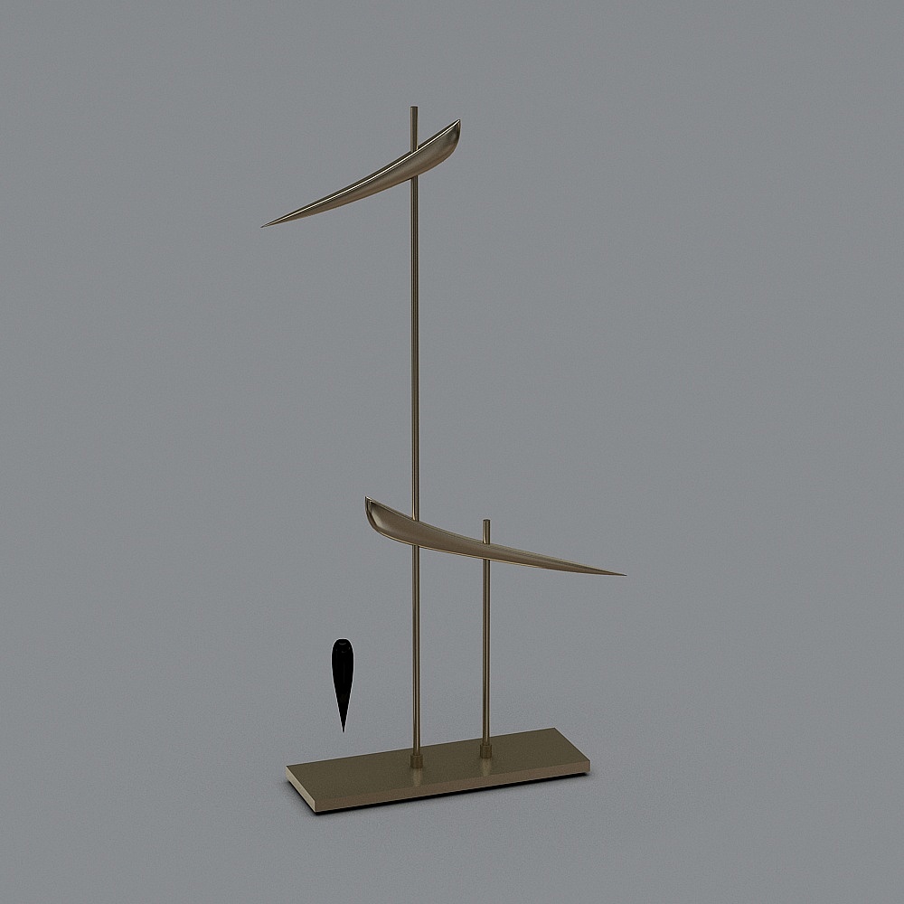 中式禅意装饰品修改C3D模型