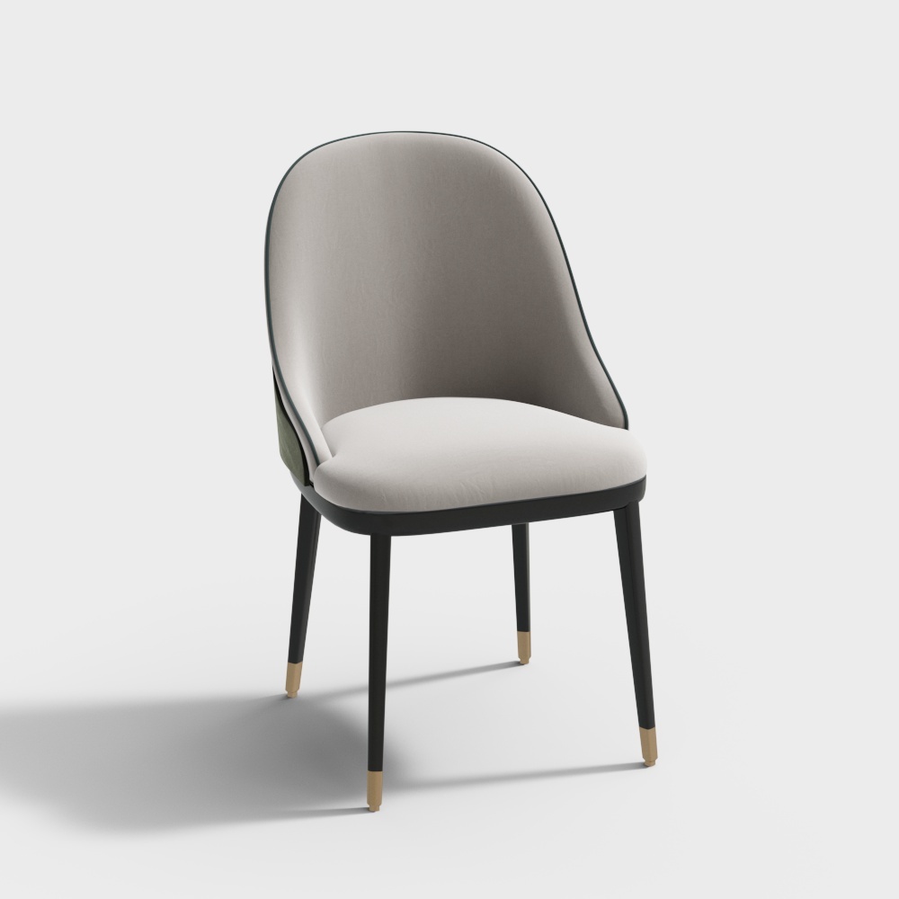 MasaSanty/玛萨圣帝-现代轻奢餐椅 【 墨提斯/Metis 】3D模型