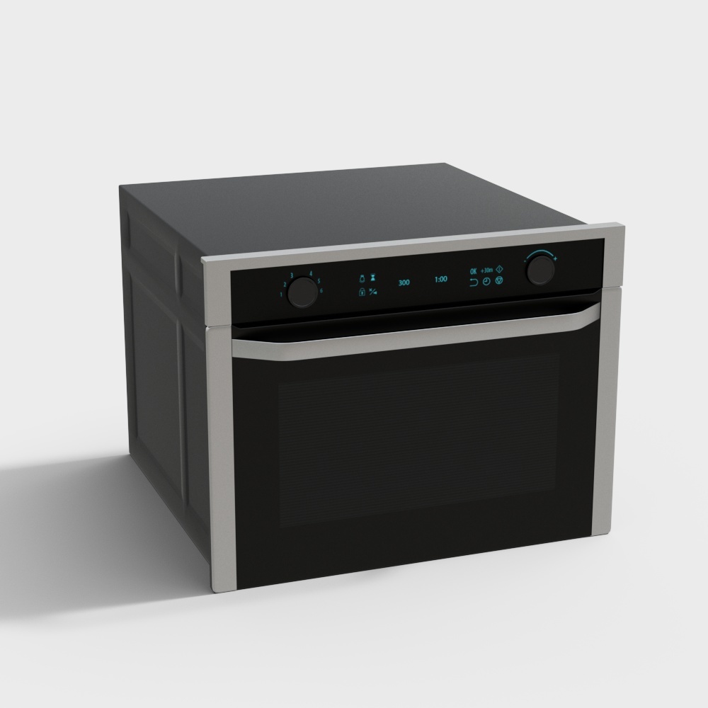 现代厨房电器-微波炉13D模型