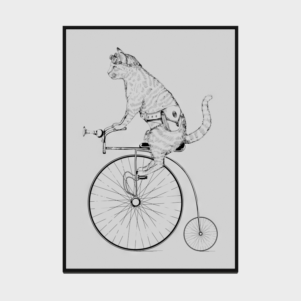英科-轻奢客厅沙发装饰画抽象玄关组合五联画现代简约背景墙挂画3304-A075（BASE）-D3D模型