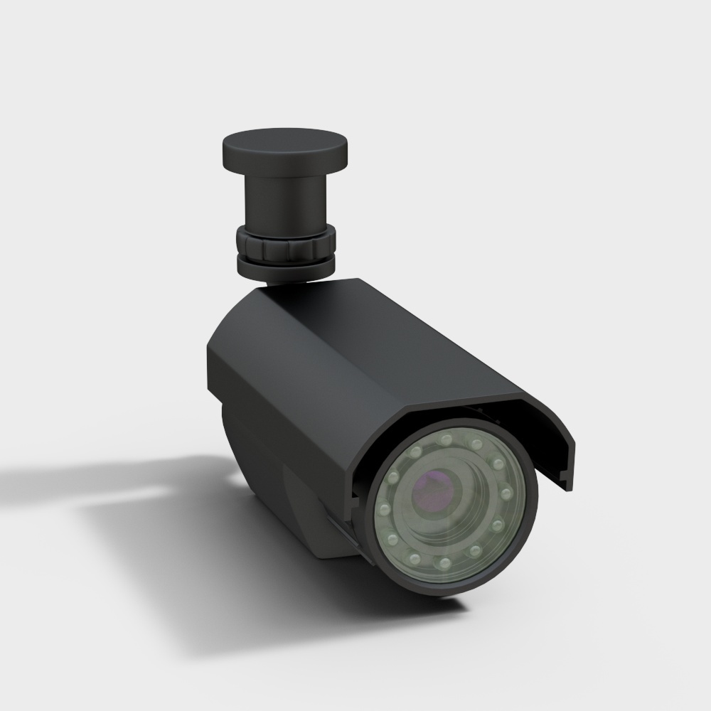 现代监控摄像头3D模型